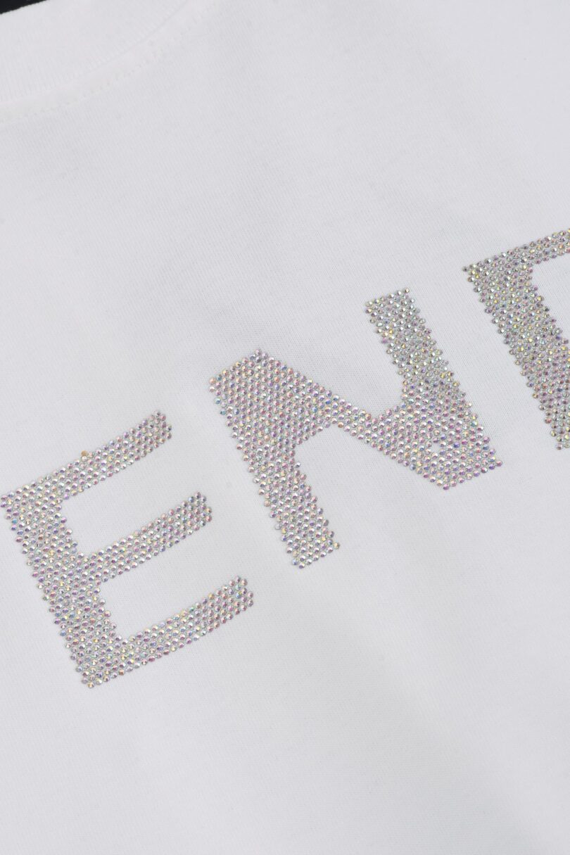 LTX7  Logo sequin-embellished T-shirt