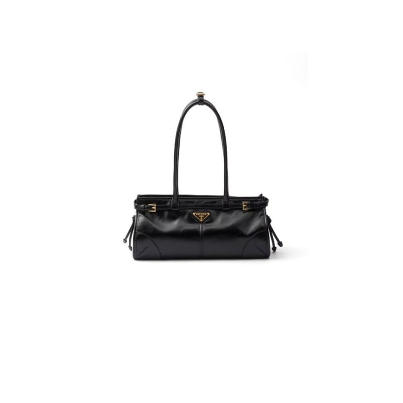 Prada Medium leather handbag(high-end grade)