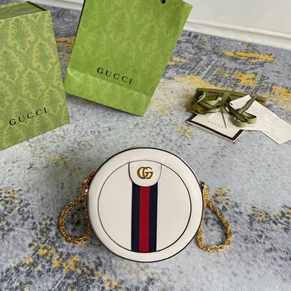 Ophidia GG mini round shoulder bag - Image 2