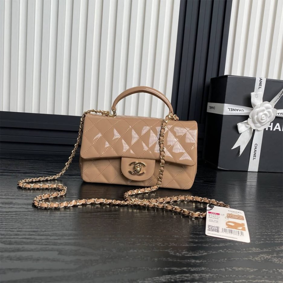 CHANEL Mini Classic Handbag With Top Handle - Image 2