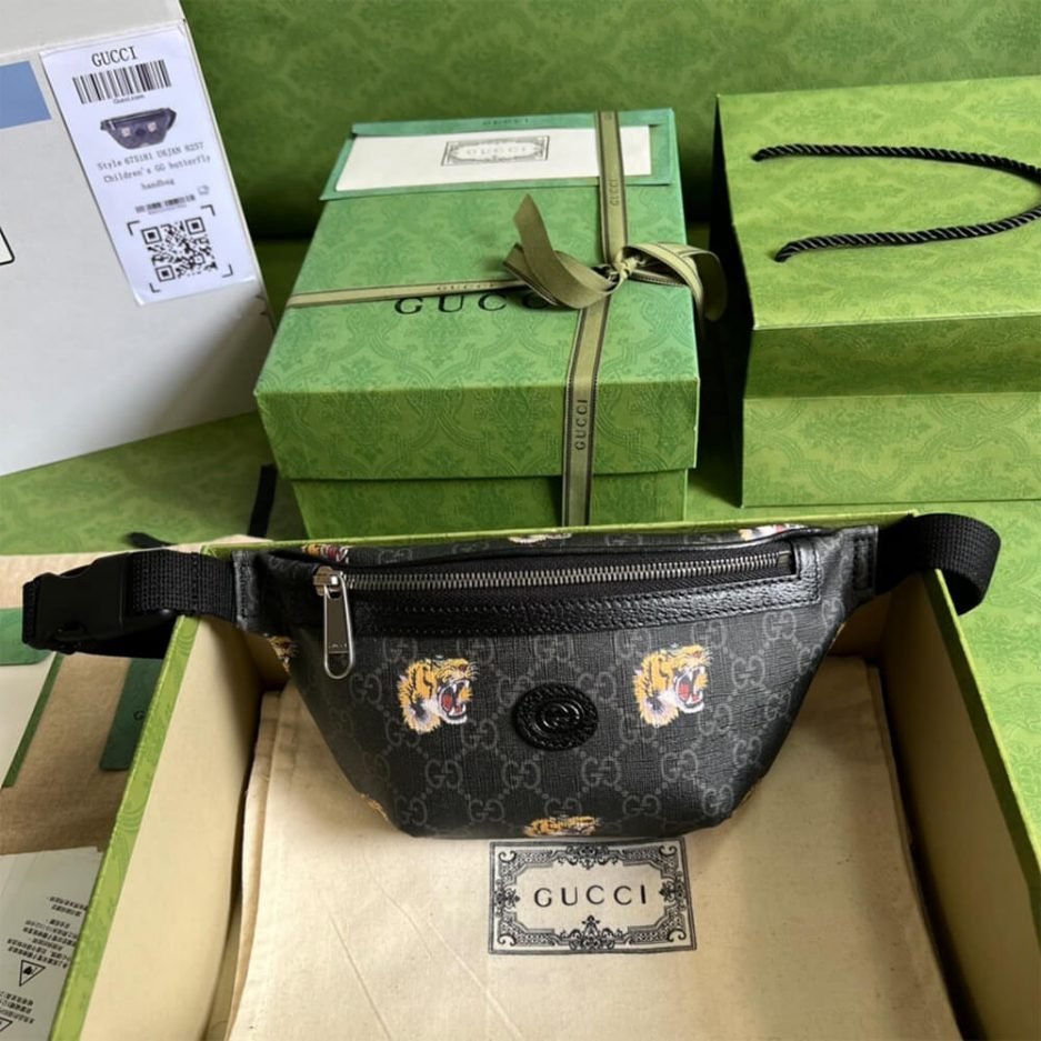 GG belt bag with tiger print - Image 2