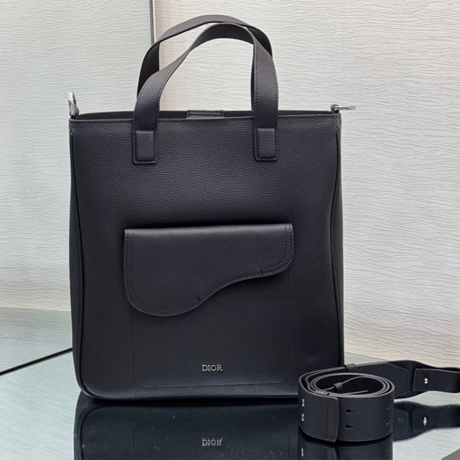 SADDLE TOTE BAG WITH SHOULDER STRAP - Image 2