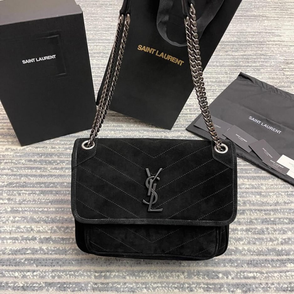 SAINT LAURENT NIKI MEDIUM IN SUEDE - Image 2