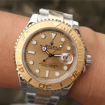 YACHT MASTER 1 GOLDMIX (GOLDEN DIAL ) STAINLESS STEEL 40MM 16623 - Image 5
