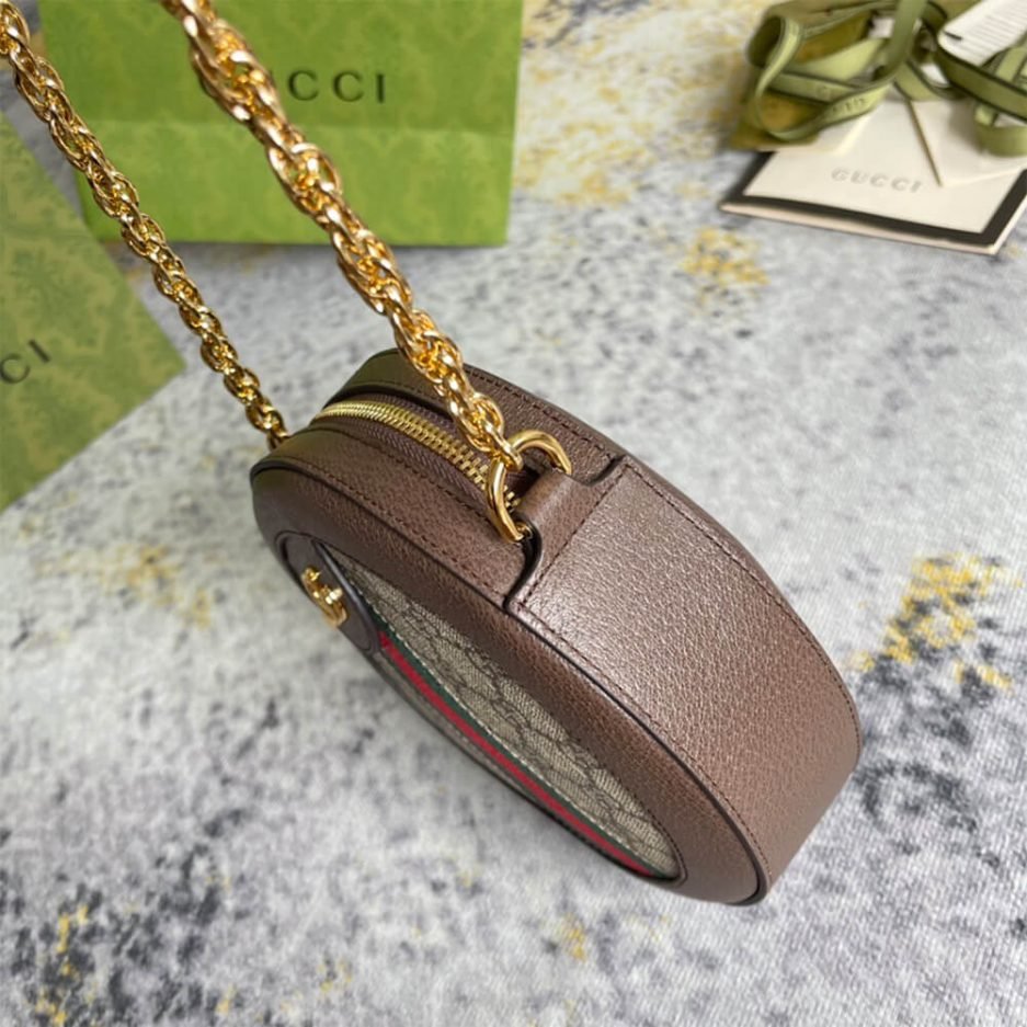 Ophidia GG mini round shoulder bag - Image 4