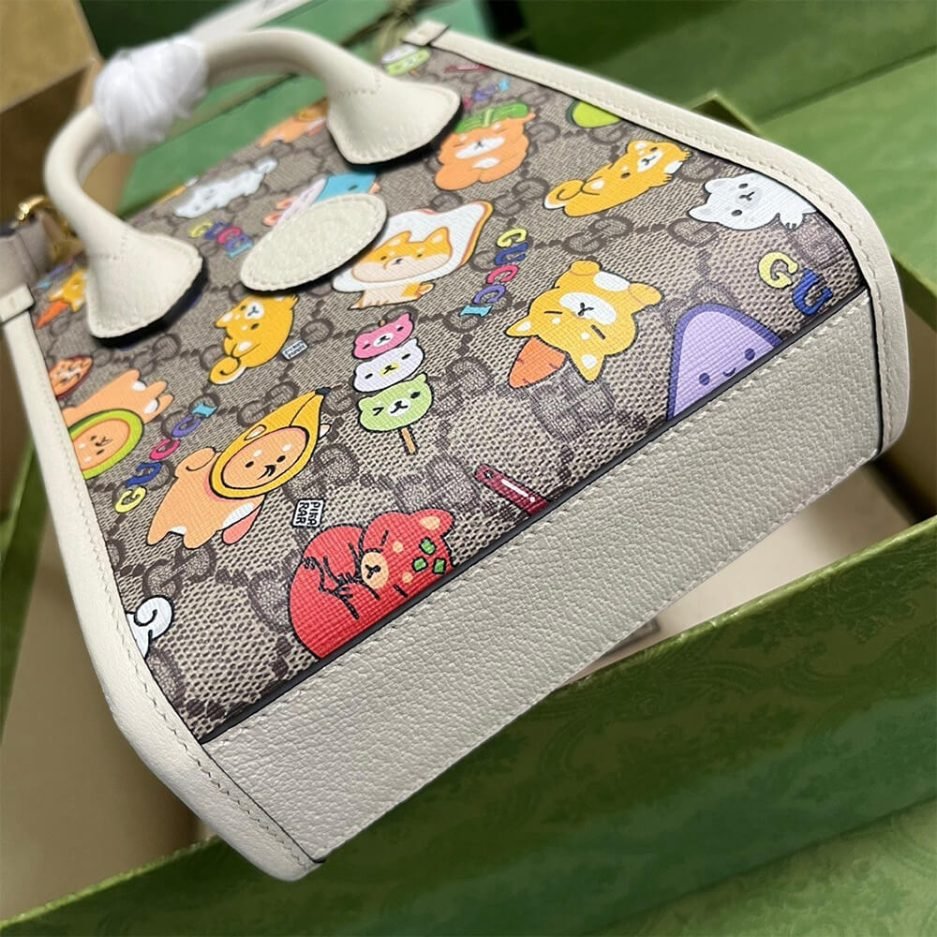 GUCCI ANIMAL PRINT MINI TOTE BAG - Image 4