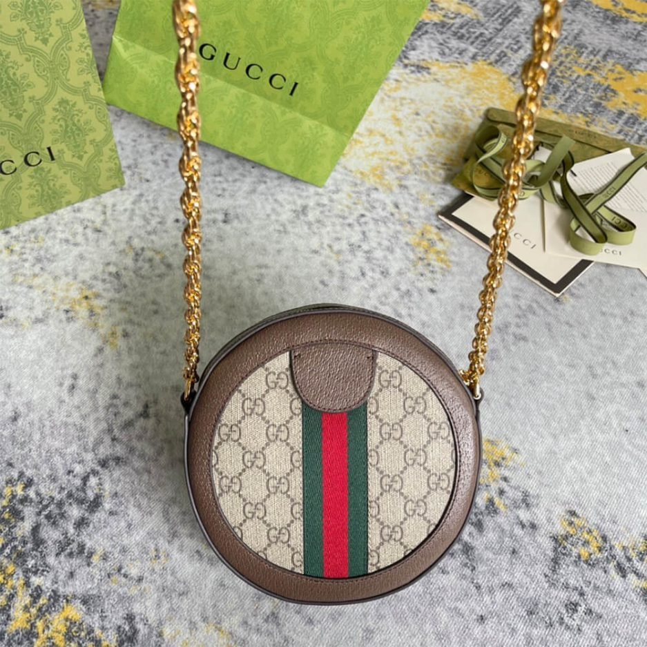 Ophidia GG mini round shoulder bag - Image 5