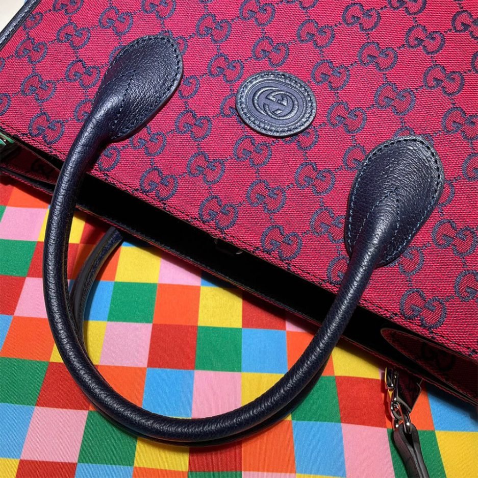 GG Multicolour small tote bag - Image 6