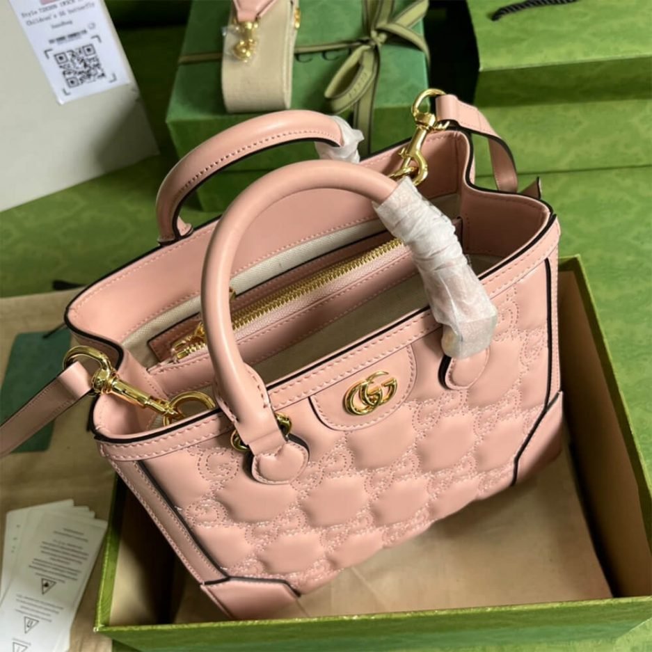 GG matelass?? mini top handle bag - Image 7