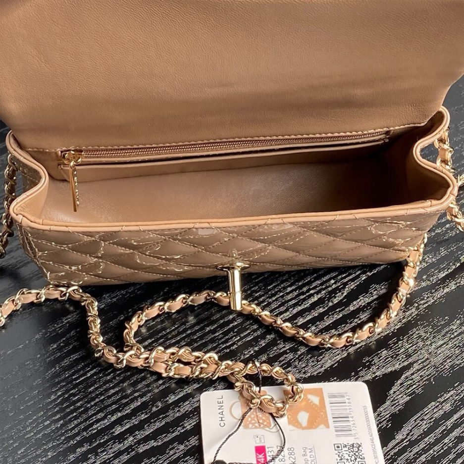 CHANEL Mini Classic Handbag With Top Handle - Image 8