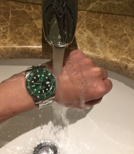 Rolex Submariner 116610LV-0002 Black Disk Watch (Green Water Ghost) - Image 8