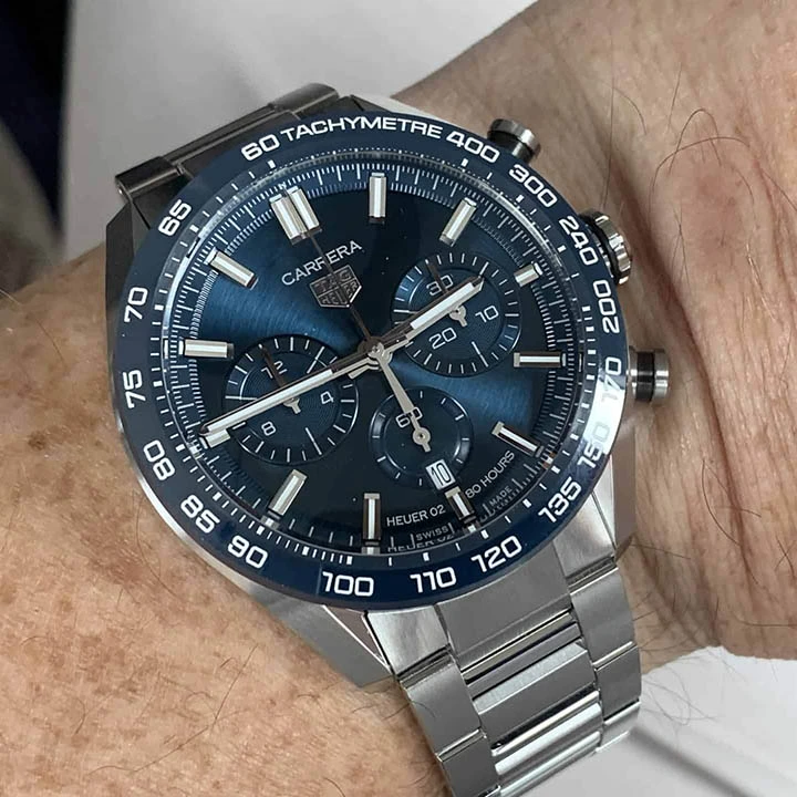 TAG HEUER CARRERA Automatic Chronograph - Diameter 44 mm CBN2A1A.BA0643(AAAAA version) - Image 5