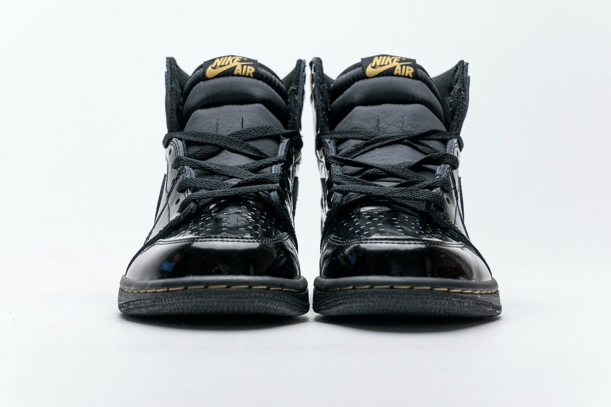 LJR Batch Air Jordan 1 Retro High Black Metallic Gold (2020) 555088-032 - Image 3
