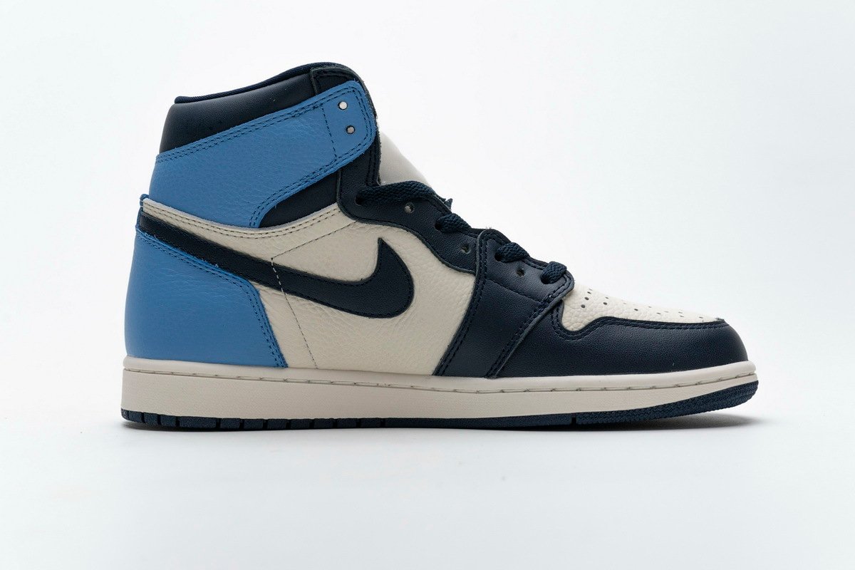 LJR Batch Air Jordan 1 Retro High Obsidian UNC 555088-140 - Image 2