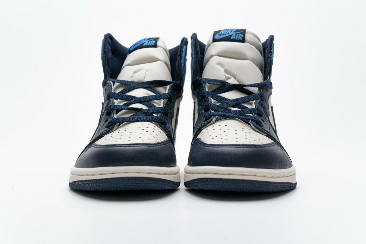LJR Batch Air Jordan 1 Retro High Obsidian UNC 555088-140 - Image 3