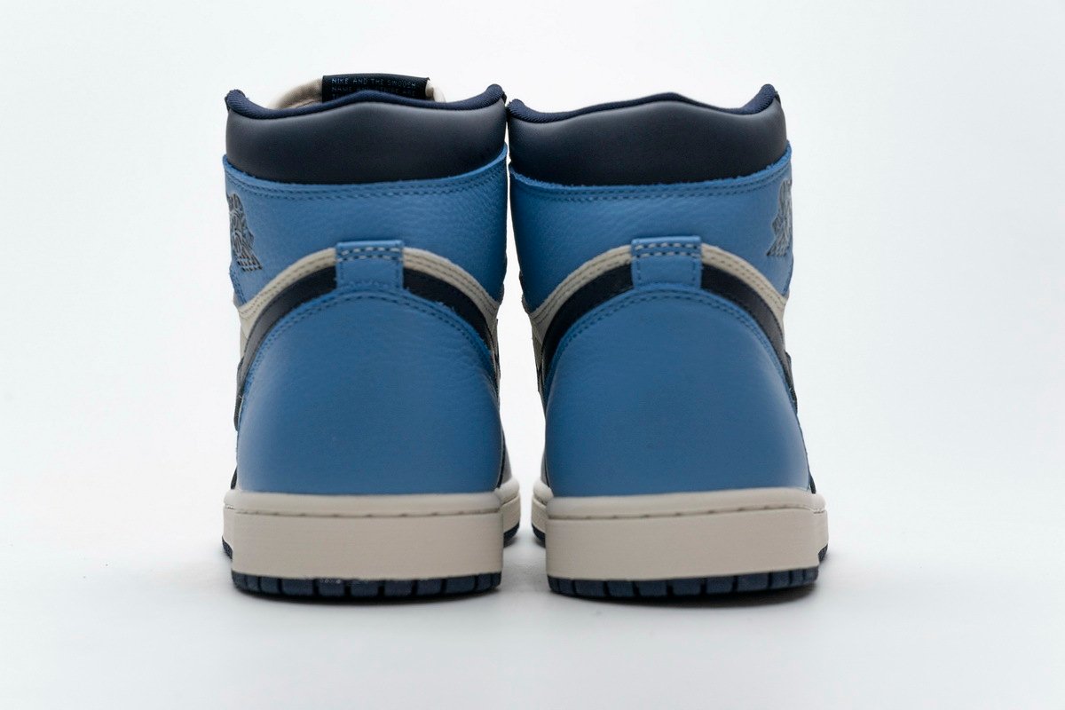 LJR Batch Air Jordan 1 Retro High Obsidian UNC 555088-140 - Image 4