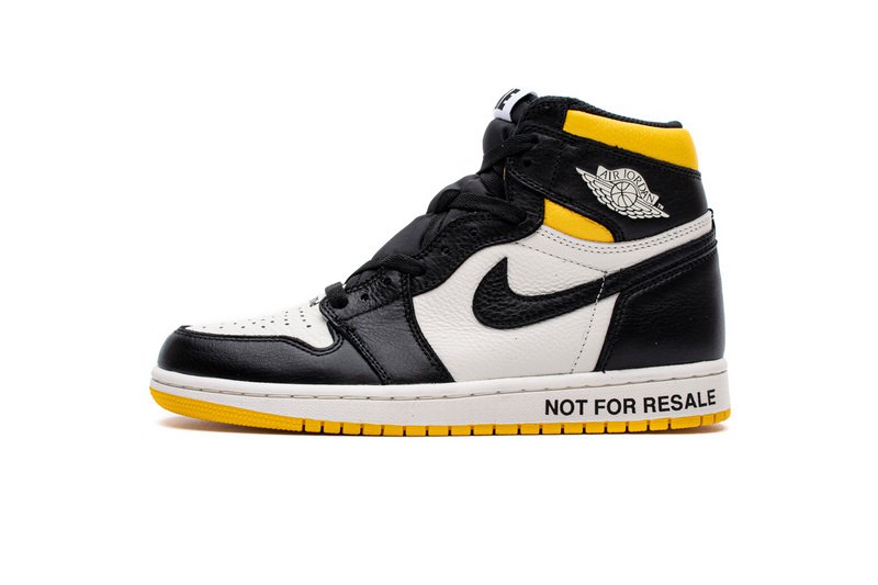 LJR Batch Air Jordan 1 Retro High "Not for Resale" Varsity Maize 861428-107