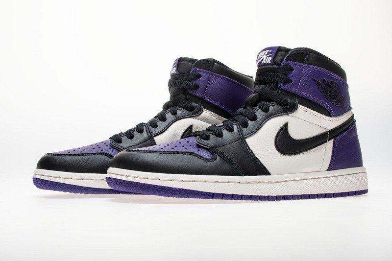 LJR Batch Air Jordan 1 Retro High Court Purple 555088-501 - Image 3