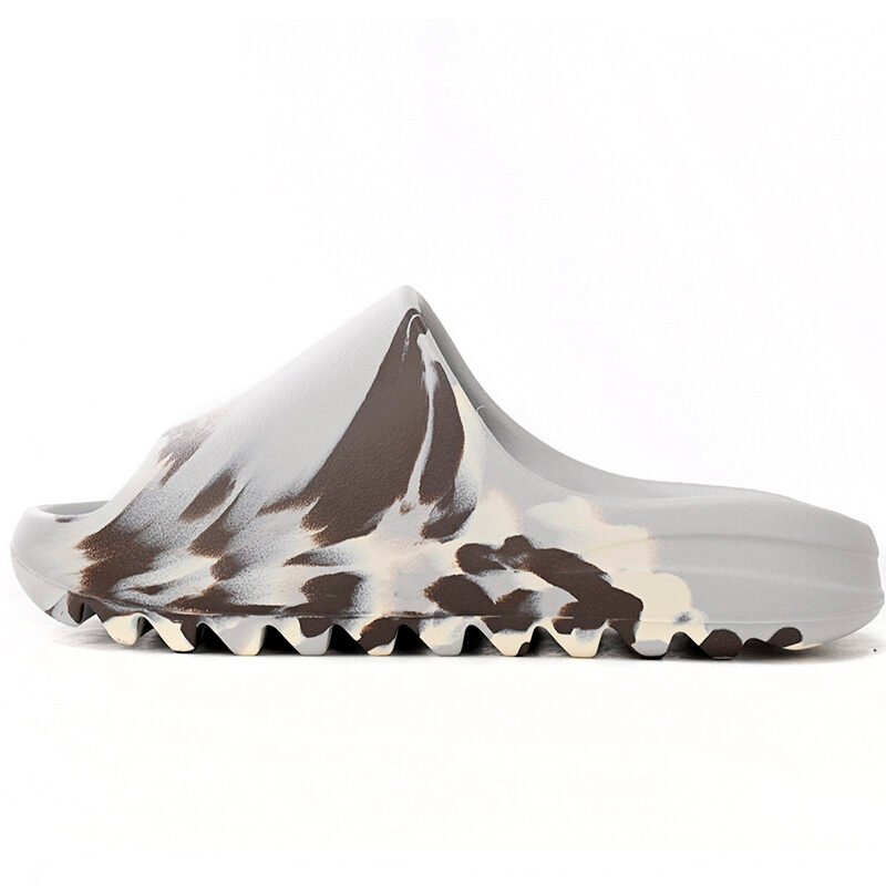 PK God Batch Adidas Yeezy Slide Enflame Oil Painting White Grey GZ5553