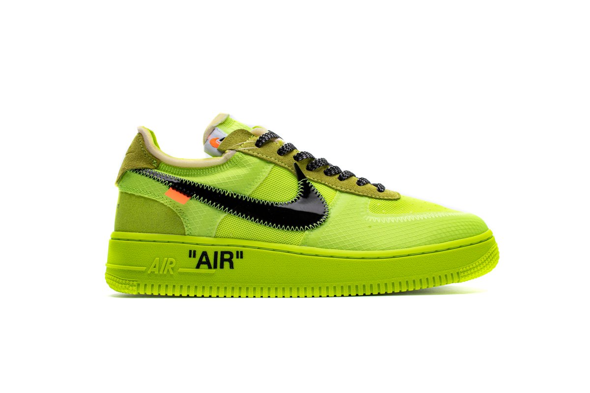PK God Batch Nike Air Force 1 Low Off-White Volt AO4606-700 - Image 2