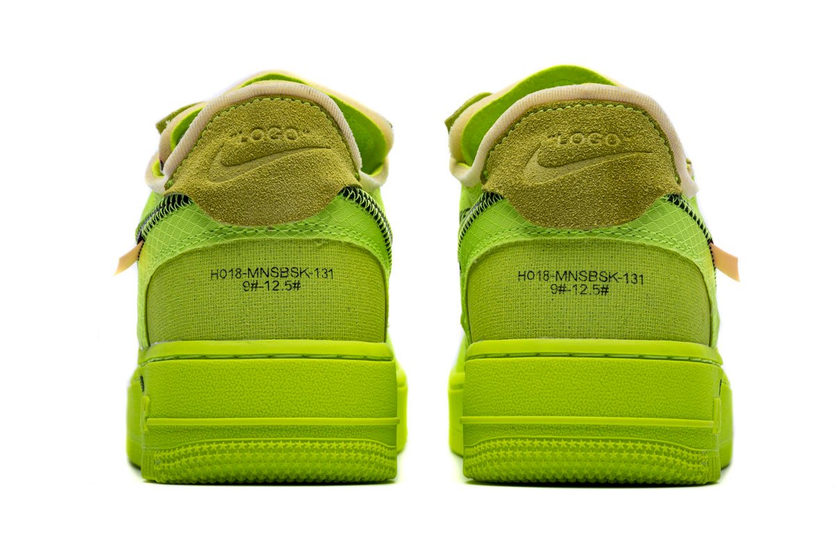 PK God Batch Nike Air Force 1 Low Off-White Volt AO4606-700 - Image 4