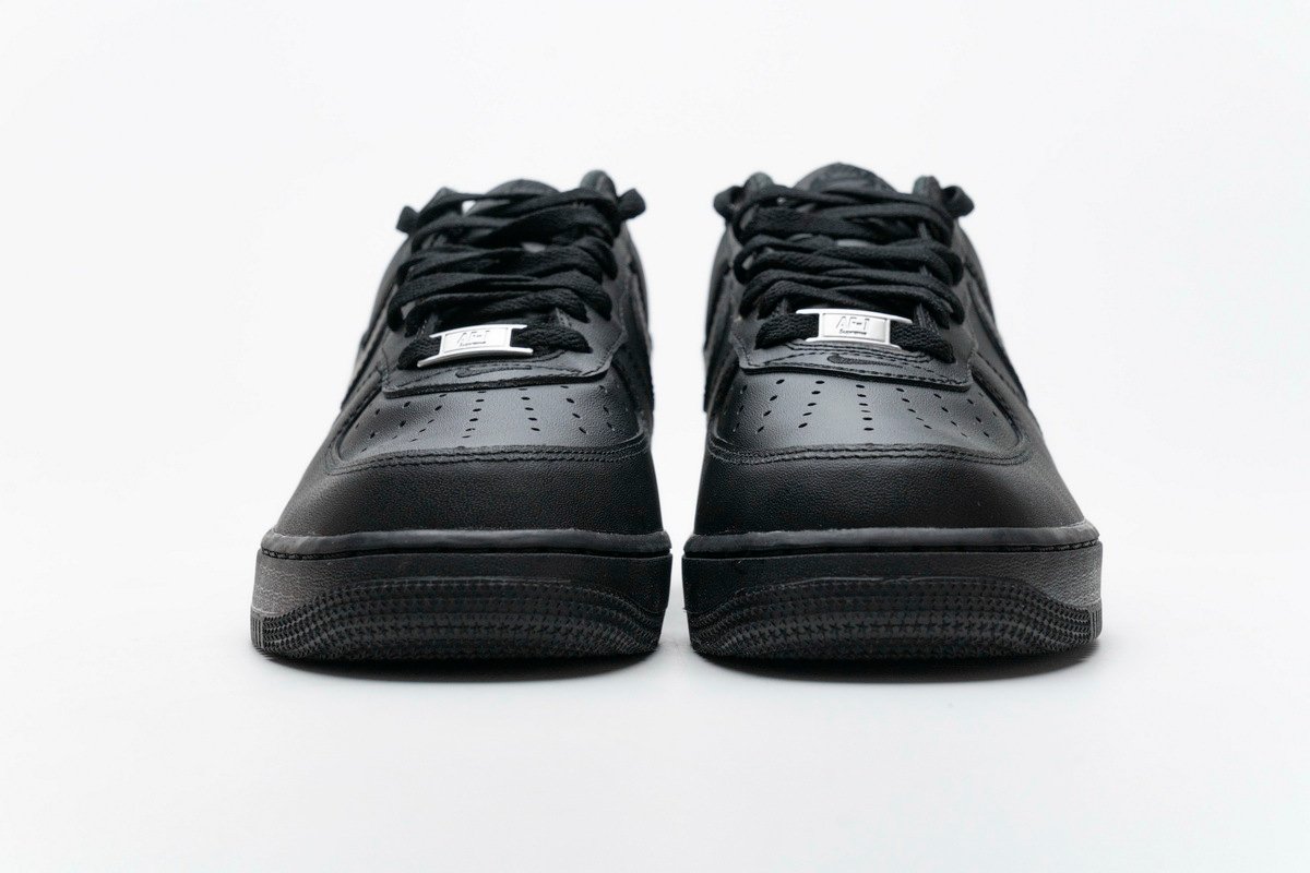 LJR Batch Nike Air Force 1 Low Supreme Black CU9225-001 - Image 3