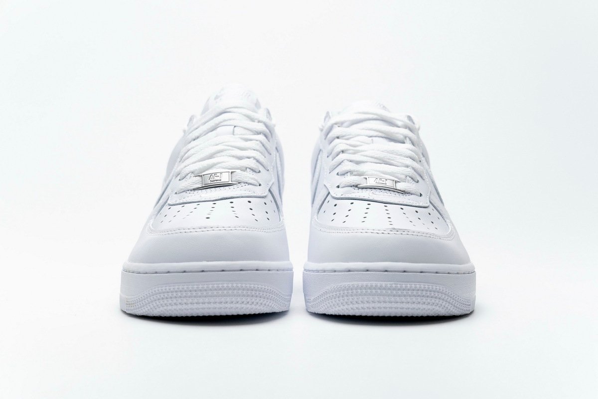 LJR Batch Nike Air Force 1 Low Supreme White CU9225-100 - Image 3