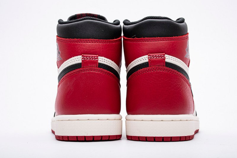 PK God Batch Air Jordan 1 Retro High Bred Toe 555088-610 - Image 4