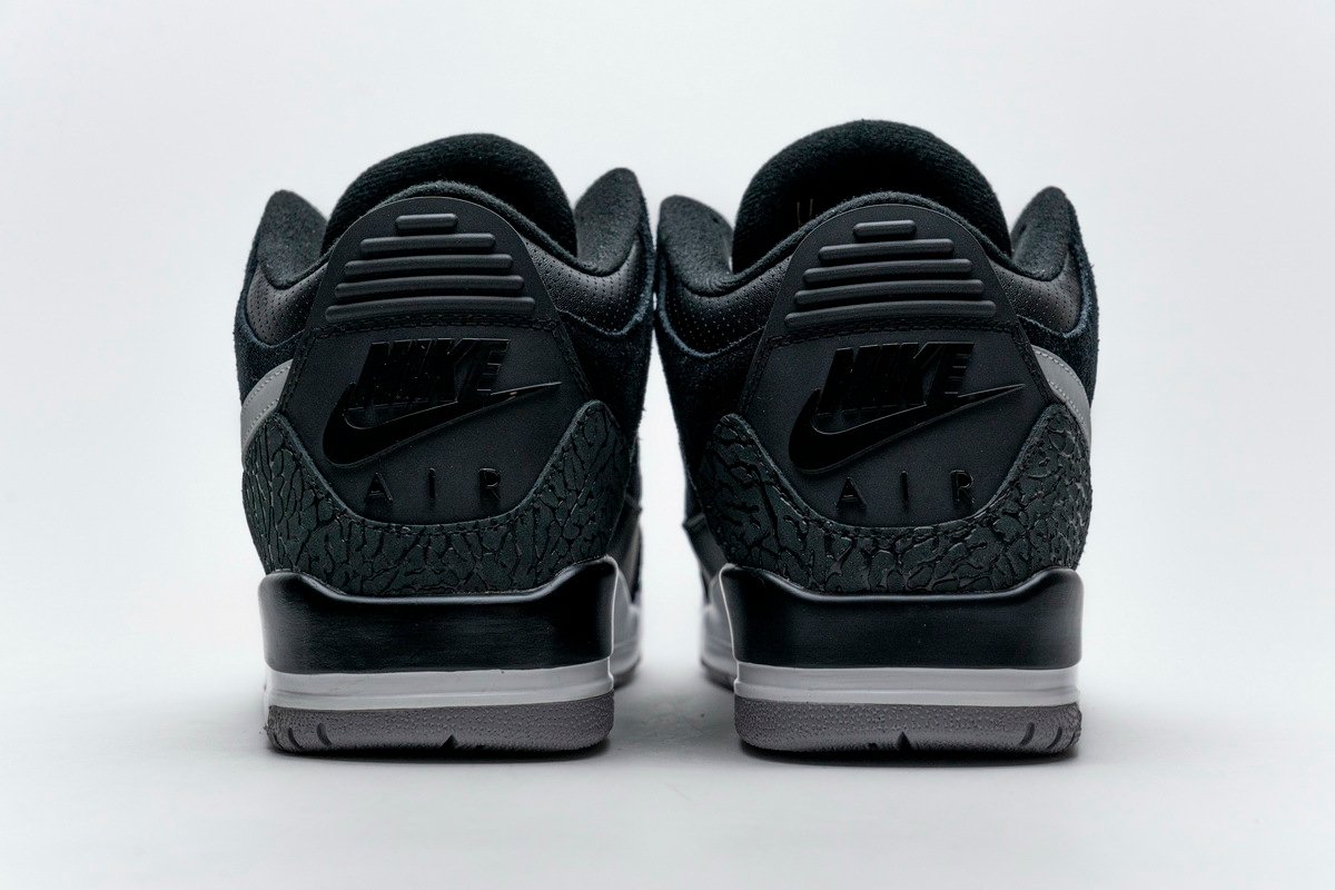 PK God Batch Air Jordan 3 Retro Tinker Black Cement Gold CK4348-007 - Image 4
