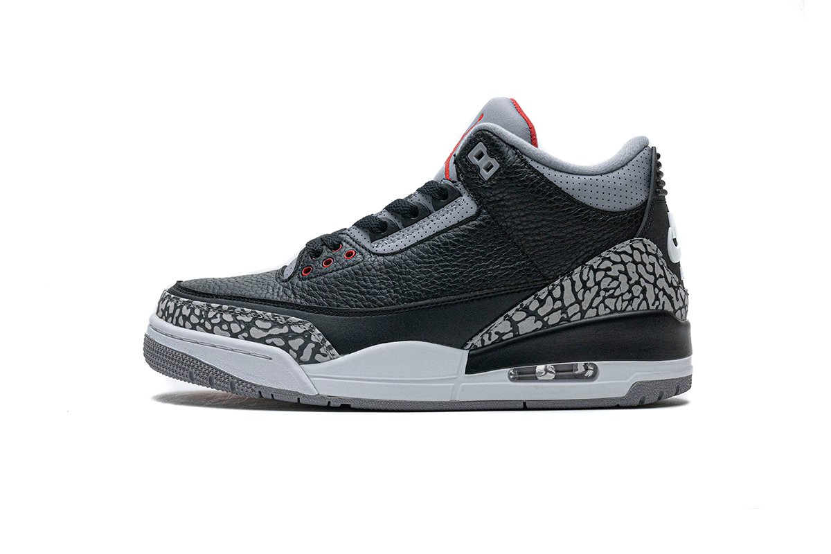 PK God Batch Air Jordan 3 Retro Black Cement 854262-001