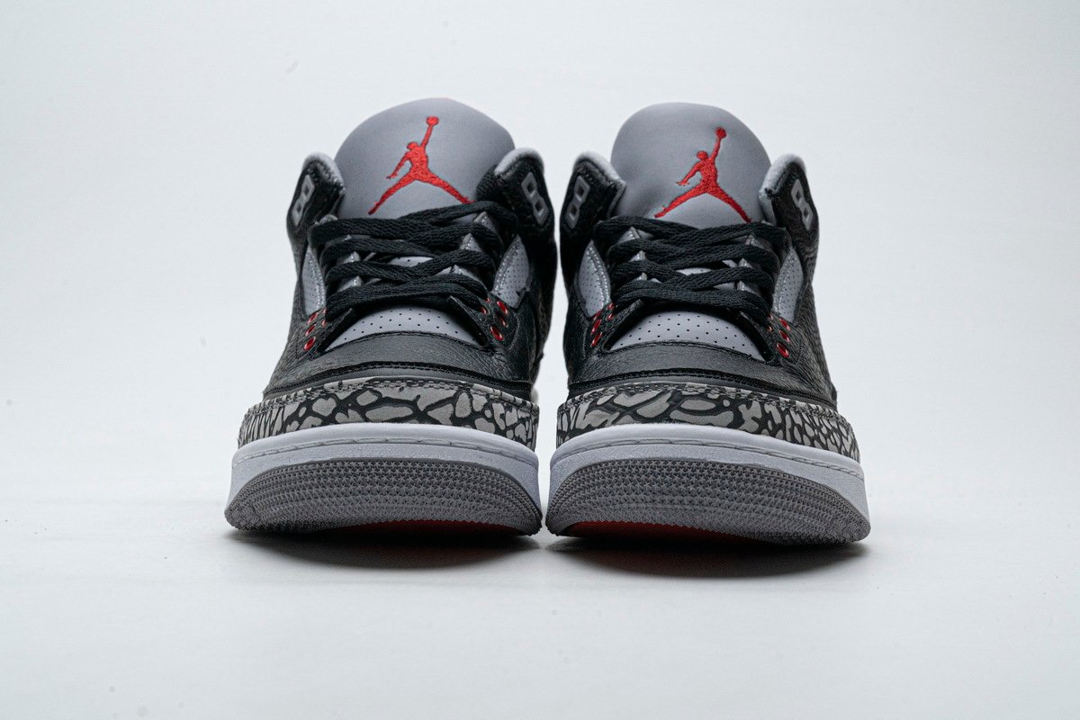 PK God Batch Air Jordan 3 Retro Black Cement 854262-001 - Image 3