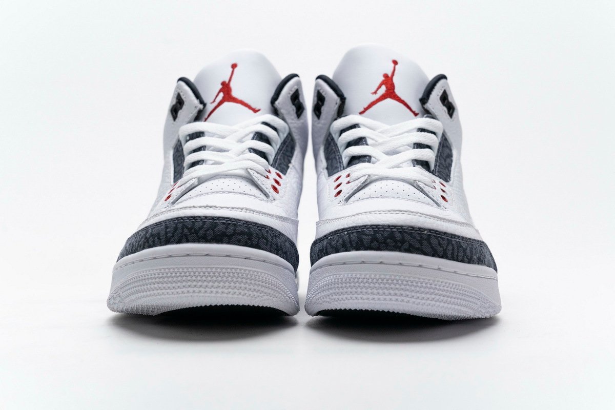 PK God Batch Air Jordan 3 Retro SE Fire Red Denim (2020) CZ6431-100 - Image 3