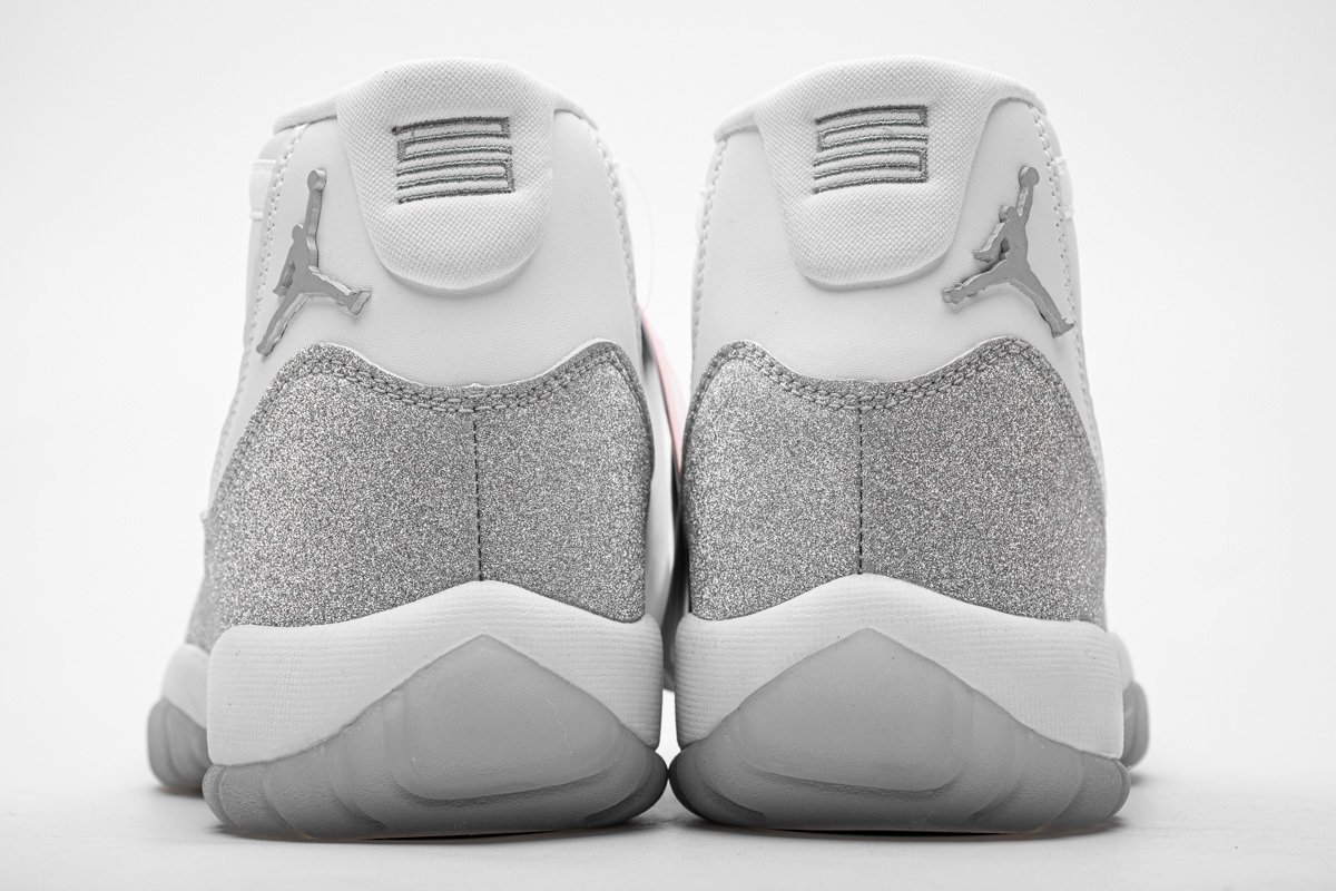 PK God Batch Air Jordan 11 Retro White Metallic Silver (W) AR0715-100 - Image 4