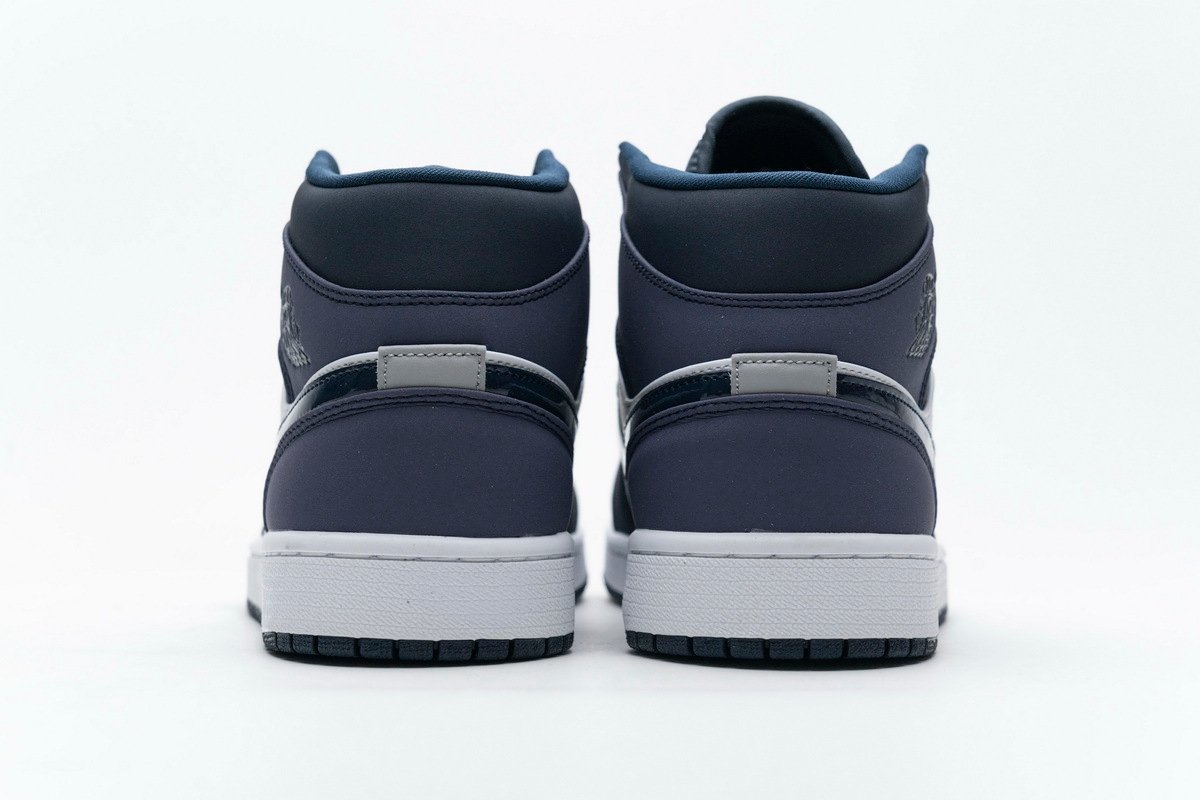 PKstockx Air Jordan 1 Mid Obsidian Sanded Purple 554724-445 - Image 4