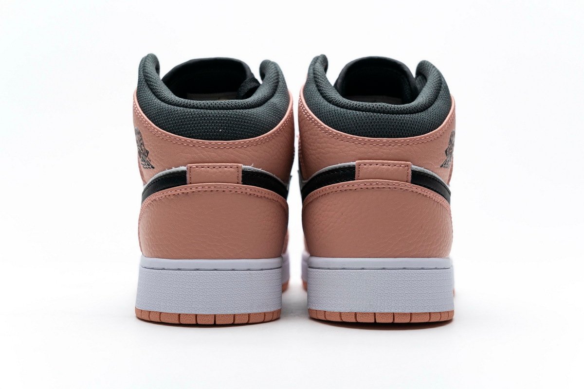 PKstockx Air Jordan 1 Mid Pink Quartz (GS) 555112-603 - Image 4