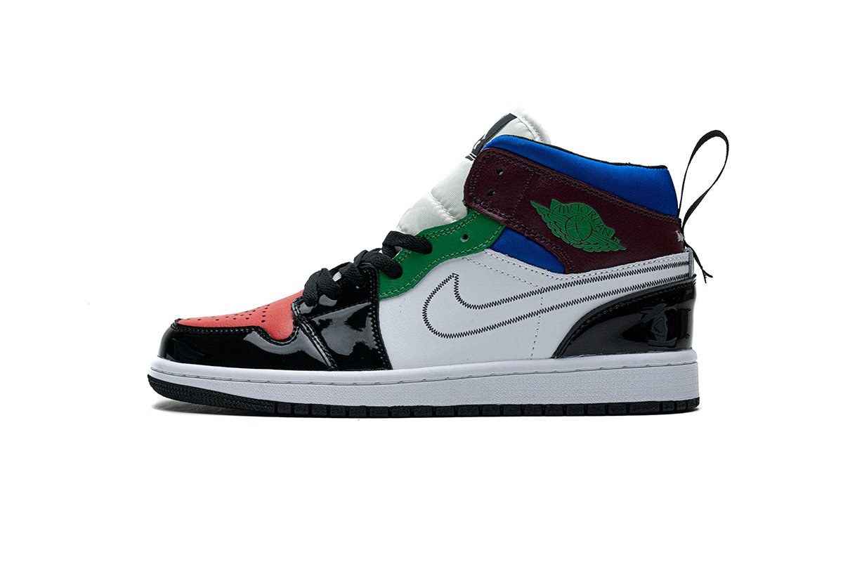 PKstockx Air Jordan 1 Mid SE Multi-Color (W) CW1140-100
