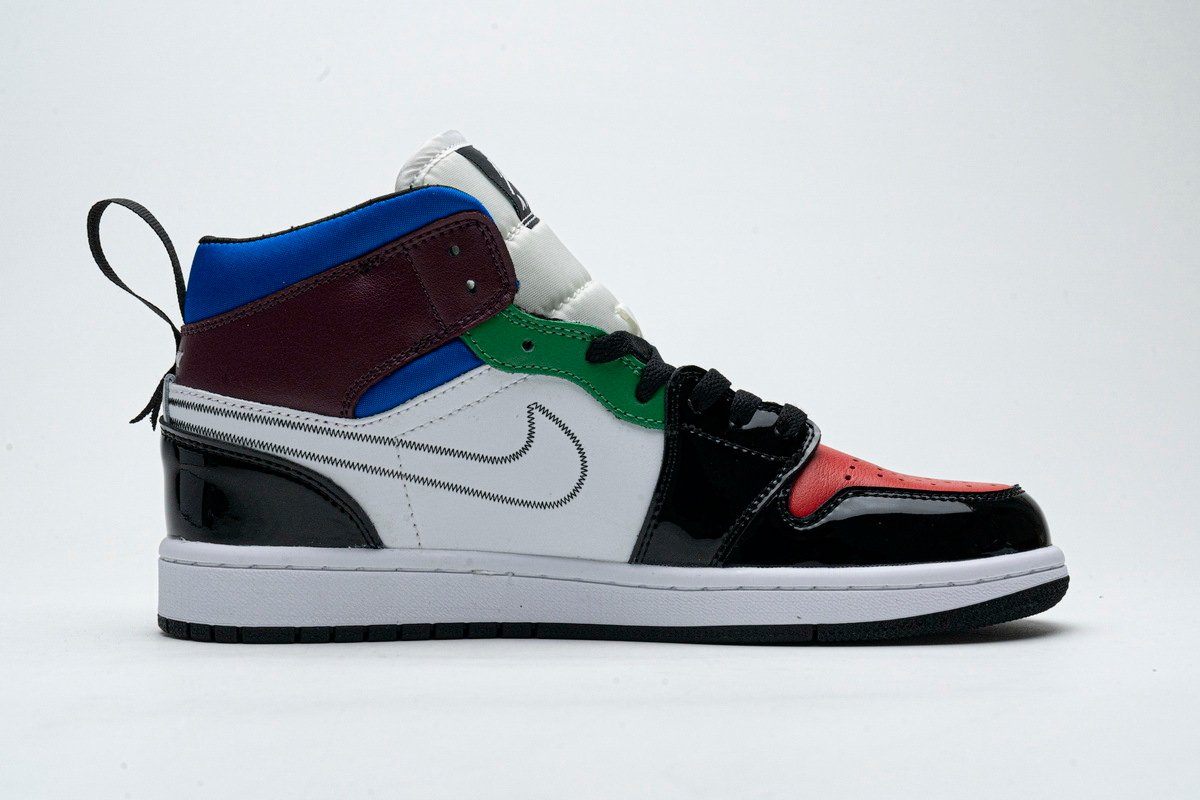 PKstockx Air Jordan 1 Mid SE Multi-Color (W) CW1140-100 - Image 2
