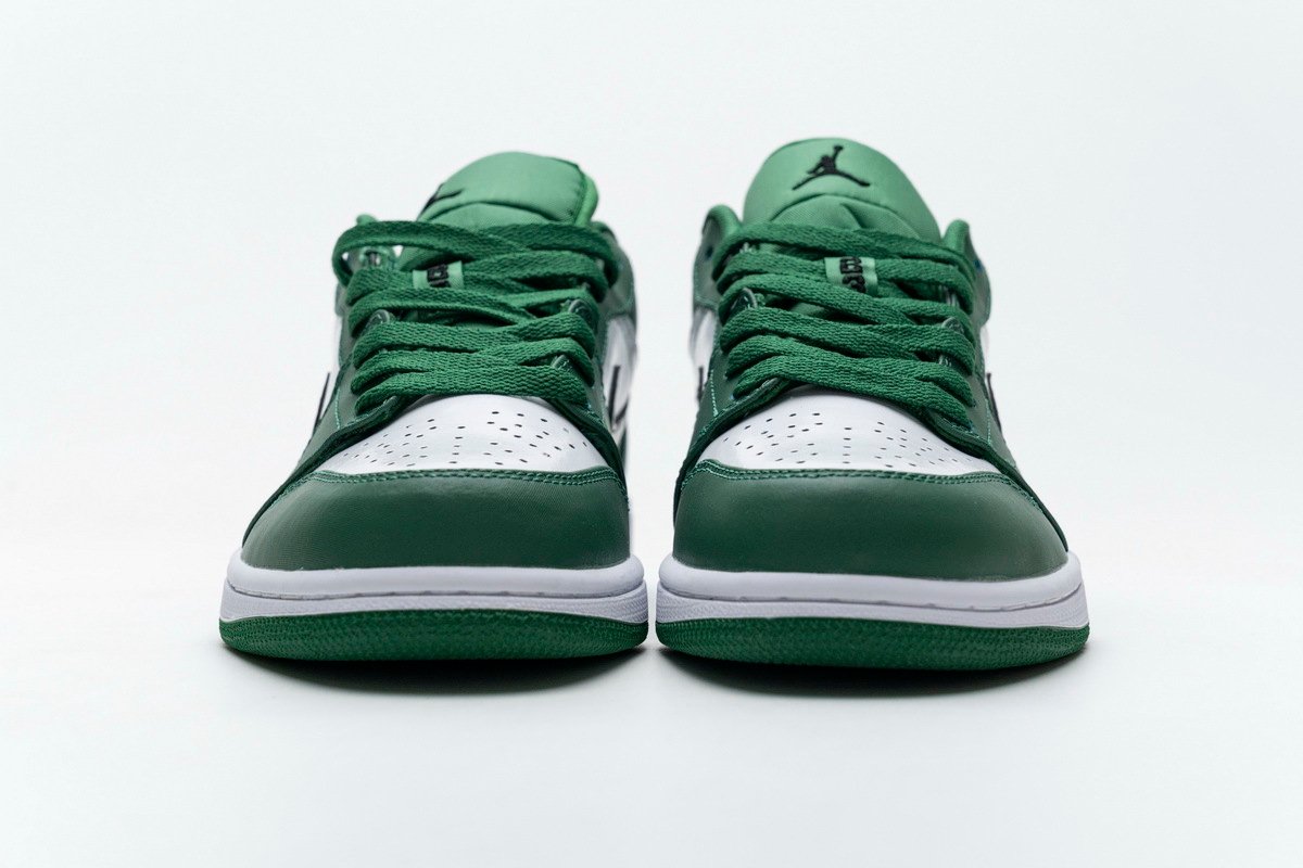 PKstockx Air JJordan 1 Low Pine Green 553558-301 - Image 3