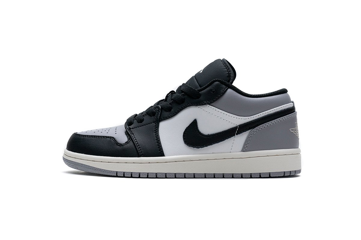 PKstockx Air Jordan 1 Low Grey Toe 553558-110