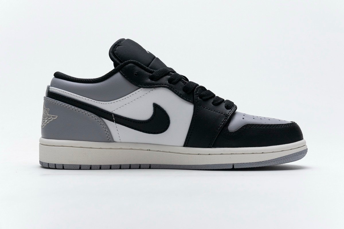 PKstockx Air Jordan 1 Low Grey Toe 553558-110 - Image 2