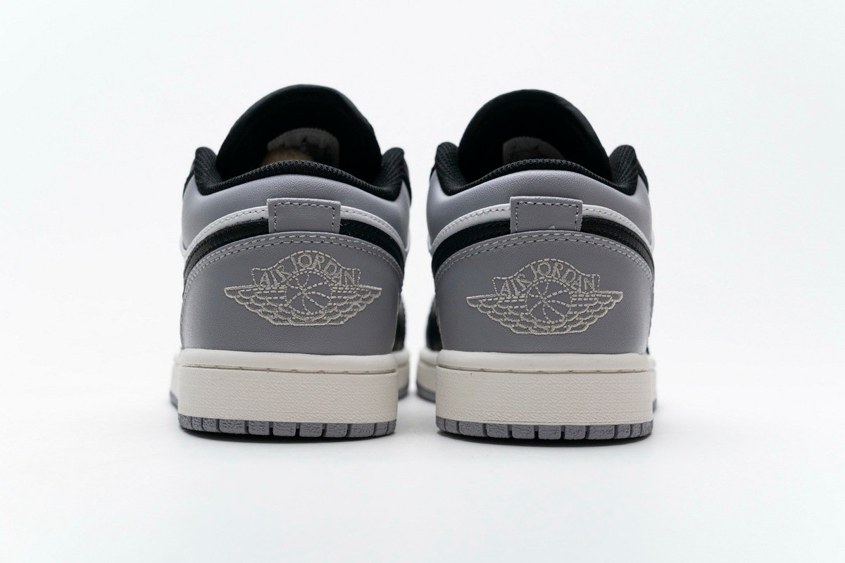 PKstockx Air Jordan 1 Low Grey Toe 553558-110 - Image 4
