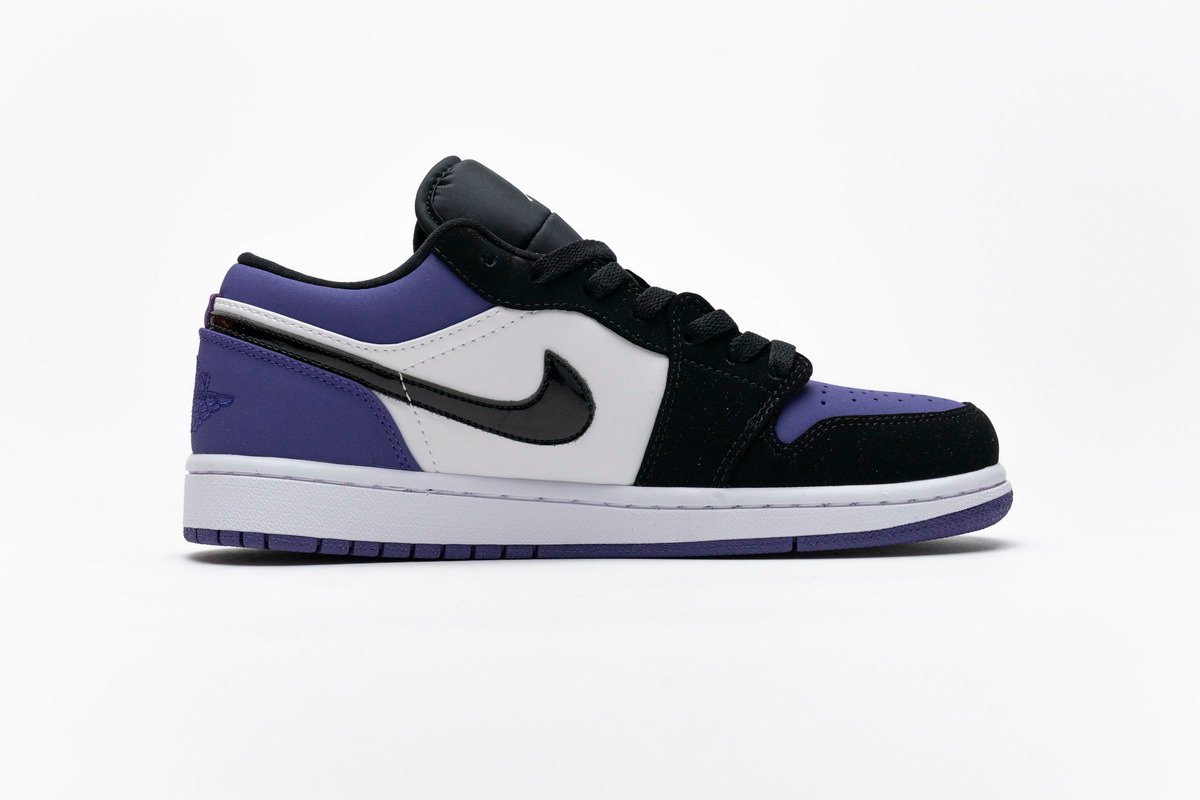 PKstockx Air Jordan 1 Low Court Purple 553558-125 - Image 2