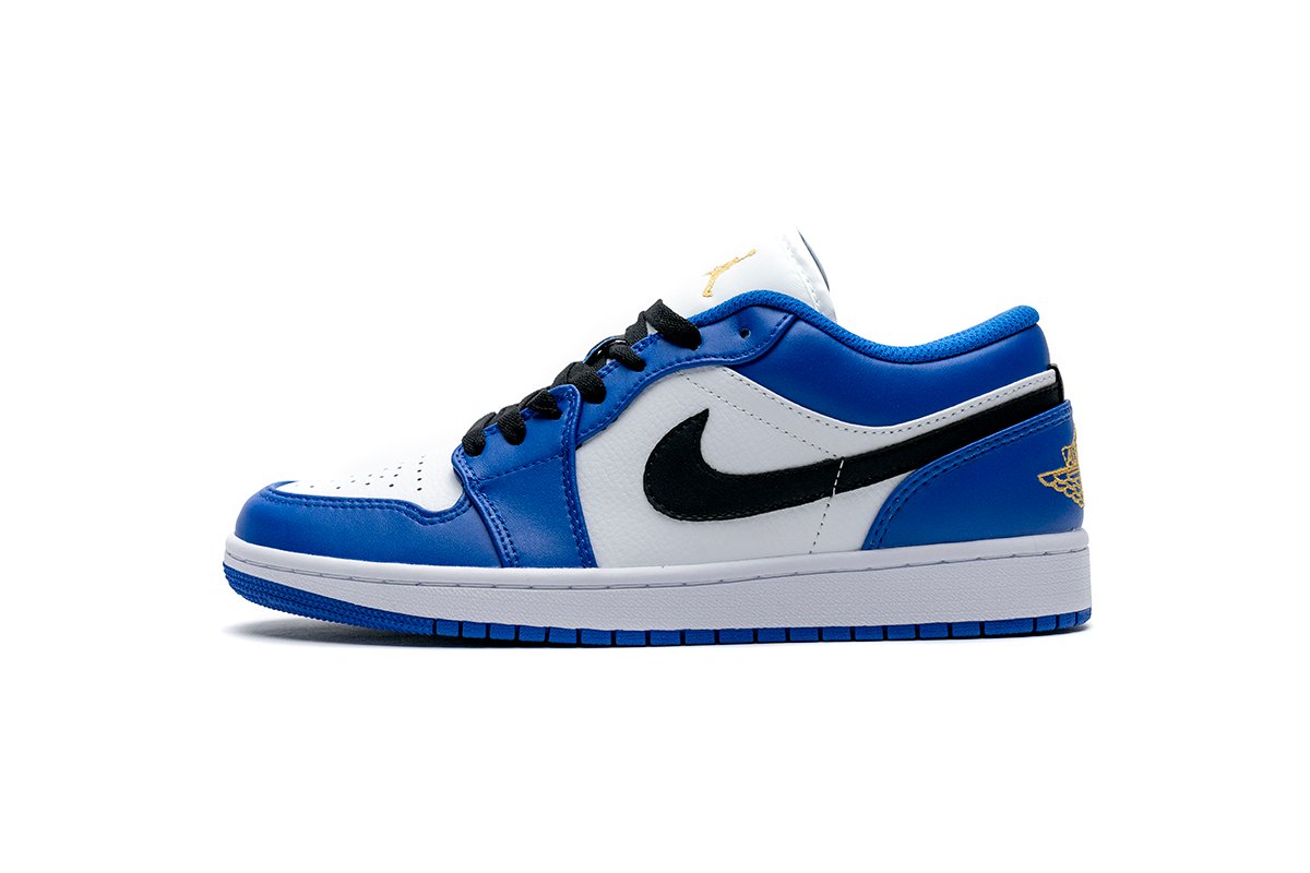 PKstockx Air Jordan 1 Low Hyper Royal Orange Peel 553558-401