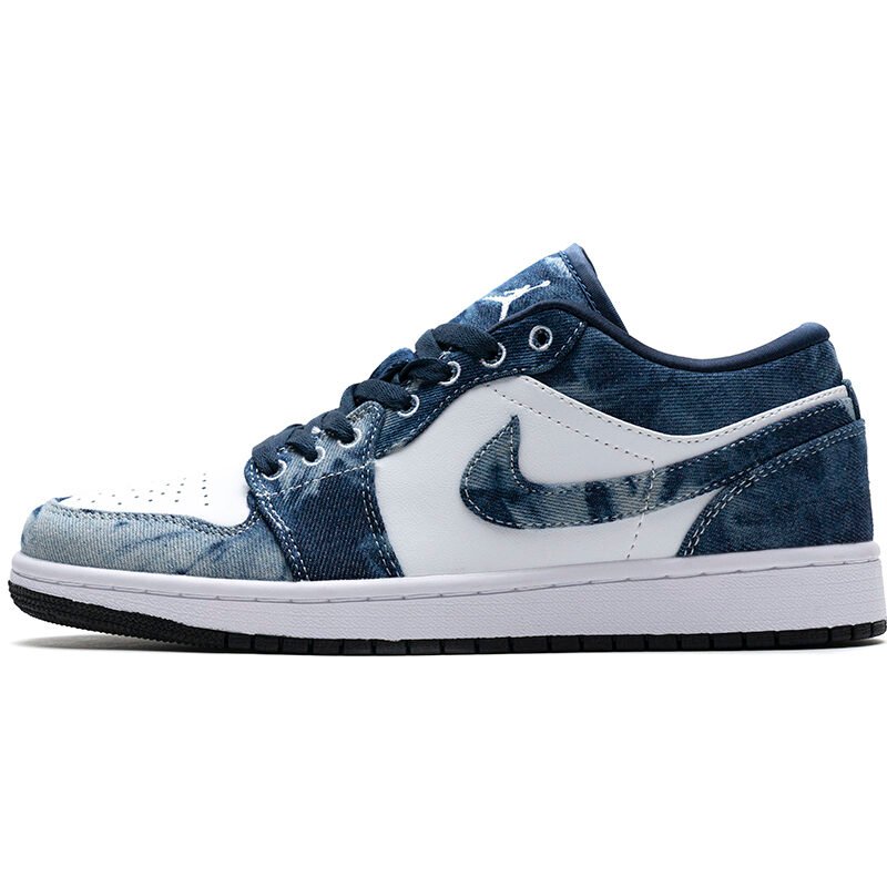 PKstockx Air Jordan 1 Low Washed Denim  CZ8455-100