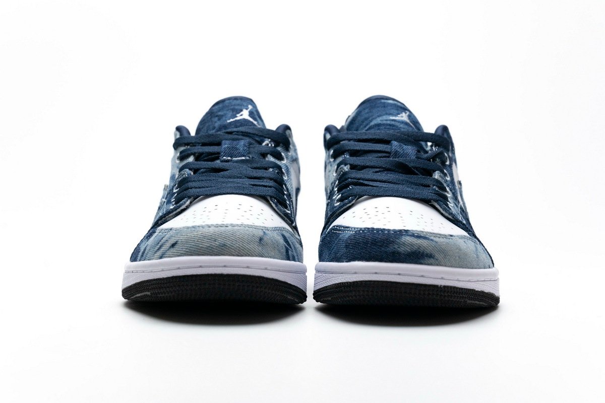 PKstockx Air Jordan 1 Low Washed Denim CZ8455-100 - Image 3