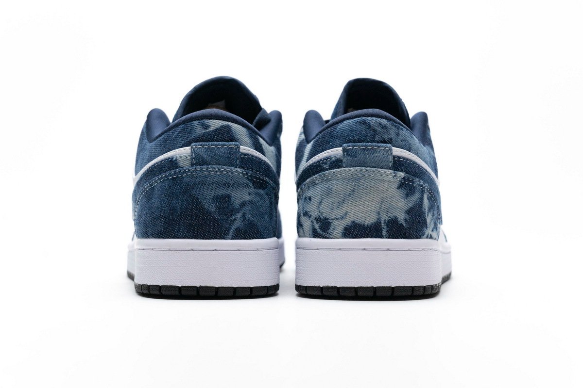 PKstockx Air Jordan 1 Low Washed Denim CZ8455-100 - Image 4