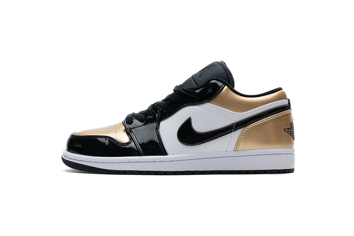 PKstockx Air Jordan 1 Low Gold Toe CQ9447-700