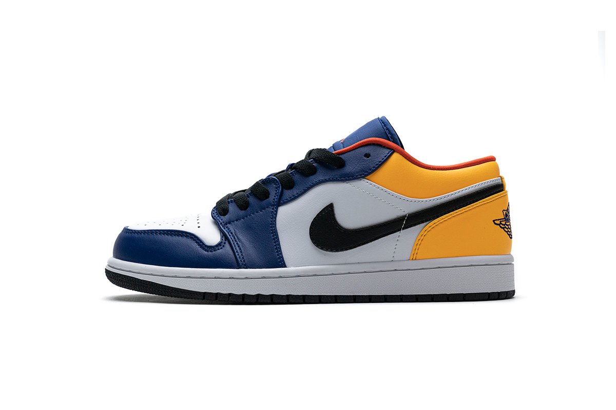 PKstockx Air Jordan 1 Low Royal Yellow 553558-123