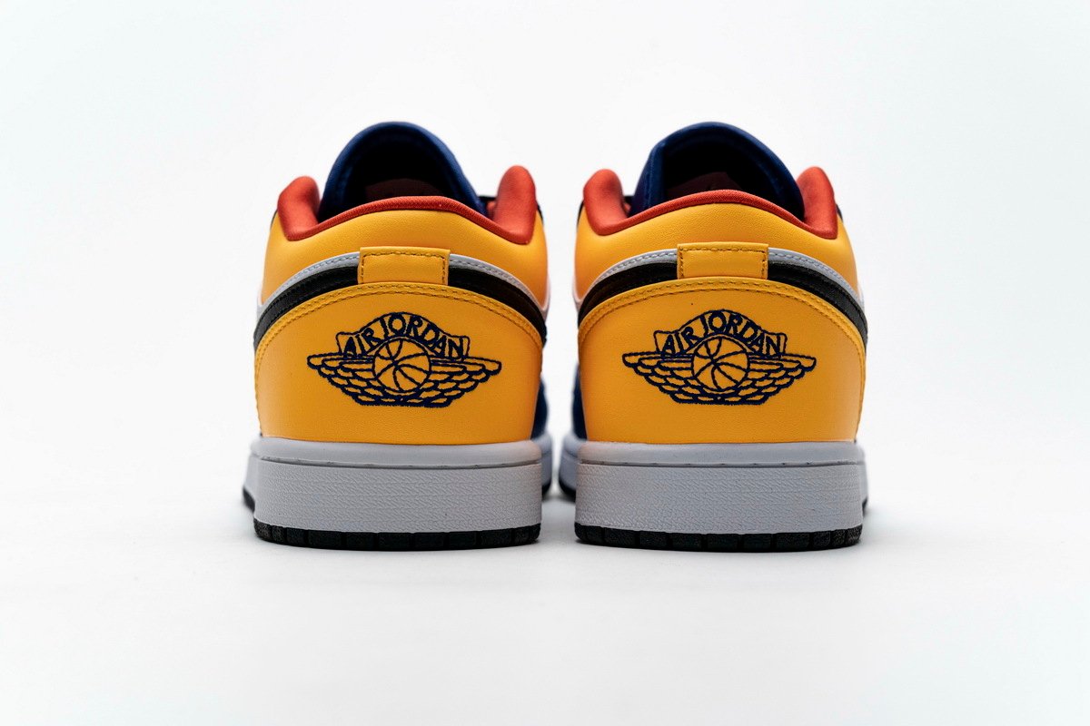 PKstockx Air Jordan 1 Low Royal Yellow 553558-123 - Image 4