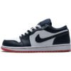 PKstockx Air Jordan 1 Low Obsidian Ember Glow  553558-481
